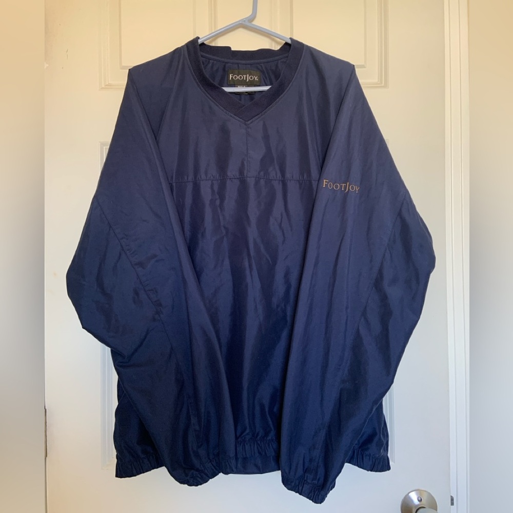 FootJoy Men's Navy Blue Windbreaker Size L